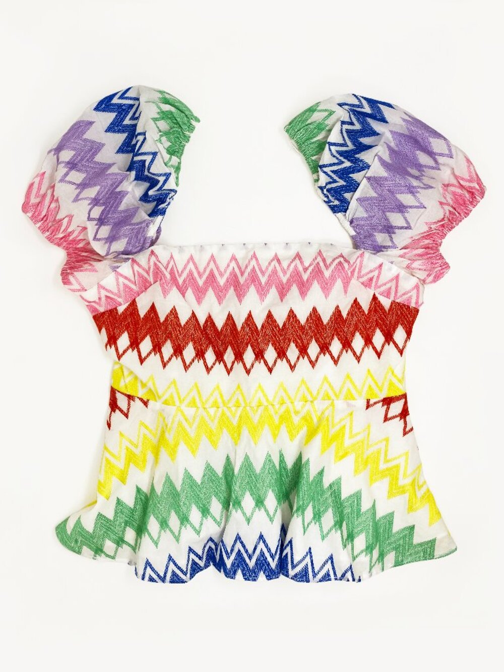 Yumi Kim | 100% Cotton Eliza Embroidered Multi Colored Top | NWT - Picture 8 of 10